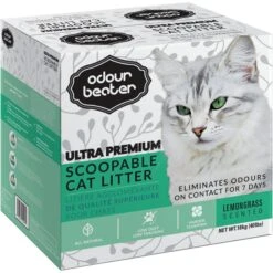 Odour Beater Lemongrass Cat Litter, 40-lb Bag