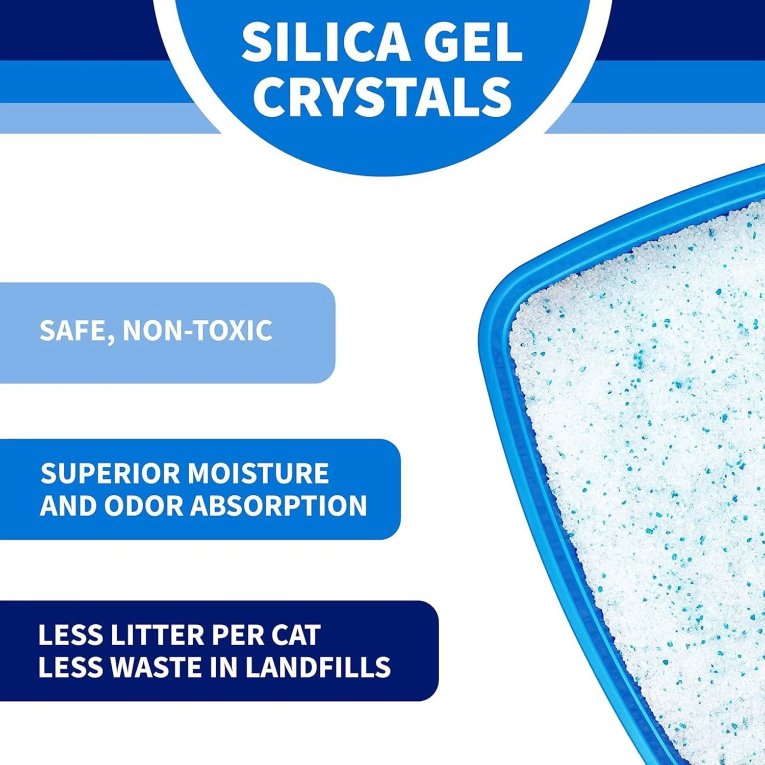 Litter Pearls Tracksless Unscented Non-Clumping Crystal Cat Litter 4 Litter Pearls Tracksless Unscented Non-Clumping Crystal Cat Litter - Image 2