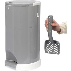 Litter Champ Premium Odor-Free Cat Litter Waste Disposal System, Grey -Cat Supply Store 127916 PT3. AC SS1800 V1522100049