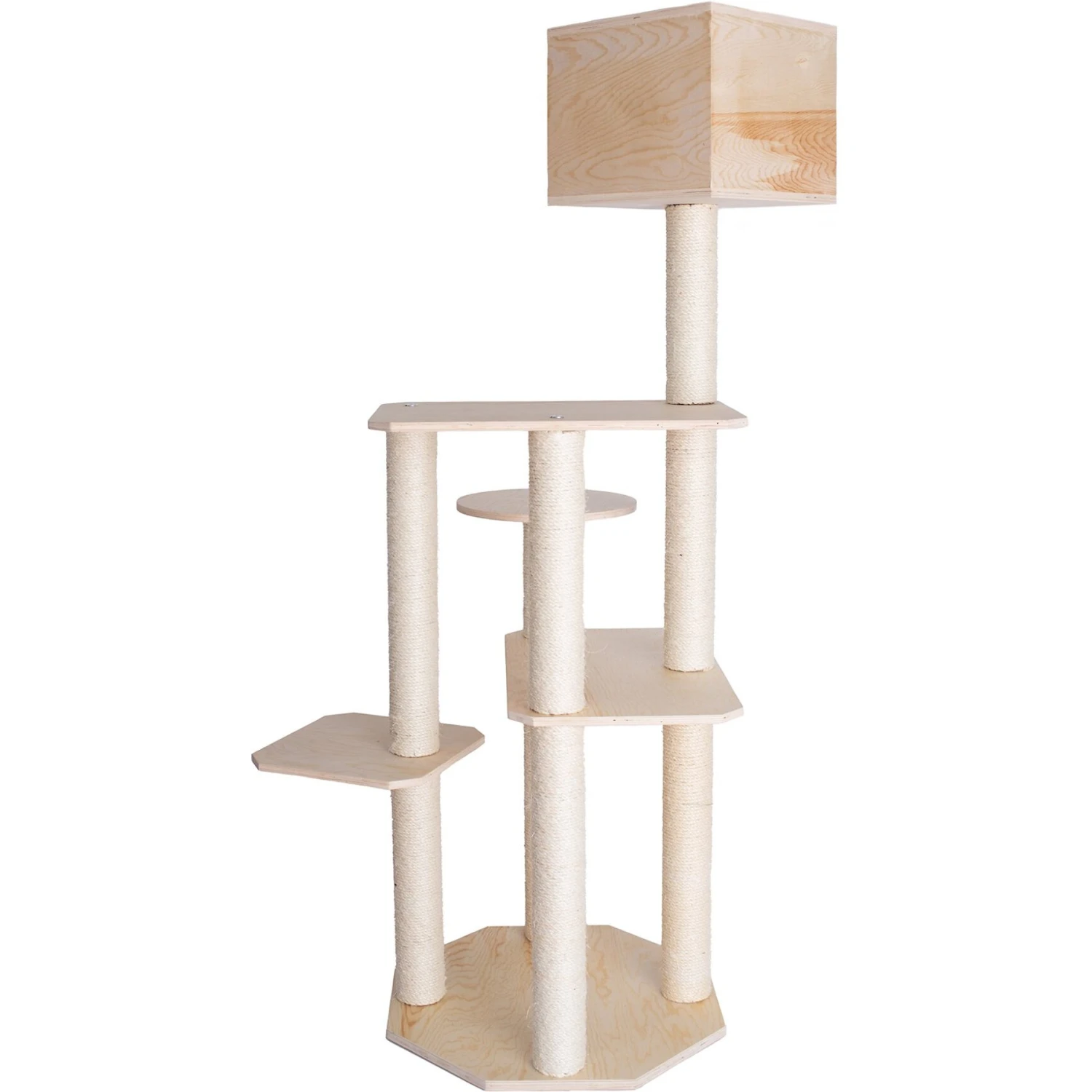 Armarkat 69-in Wooden Cat Tree & Condo 5 Armarkat 69-in Wooden Cat Tree & Condo - Image 3