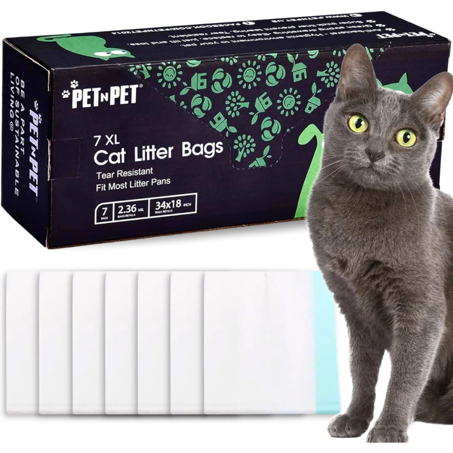 PET N PET Cat Litter Box Liners 3 PET N PET Cat Litter Box Liners