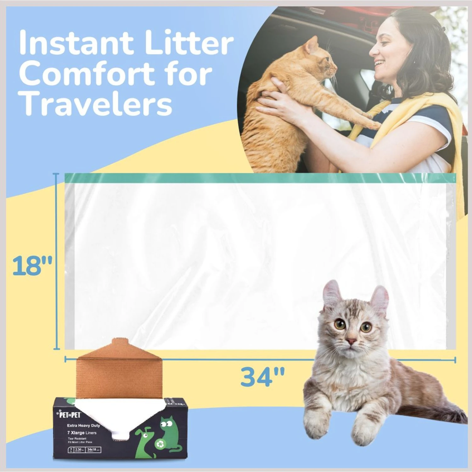 PET N PET Cat Litter Box Liners 7 PET N PET Cat Litter Box Liners - Image 5