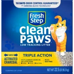 Fresh Step Clean Paws Scented Clumping Clay Cat Litter -Cat Supply Store 141502 PT6. AC SS1800 V1694459345