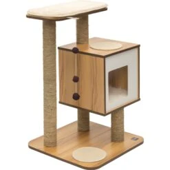 Vesper Base 32-in Modern Cat Tree & Condo 11 Vesper Base 32-in Modern Cat Tree & Condo -Cat Supply Store 154196 PT2. AC SS1800 V1628003809