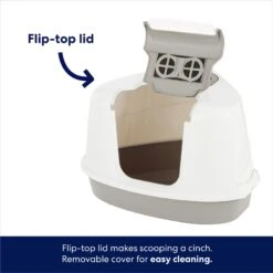 Frisco Flip Top Hooded Corner Cat Litter Box, Large, 21-in 9 Frisco Flip Top Hooded Corner Cat Litter Box, Large, 21-in -Cat Supply Store 155656 PT2. AC SS1800 V1675279988