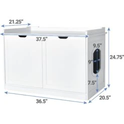 Frisco Decorative Bench Cat Litter Box Cover 11 Frisco Decorative Bench Cat Litter Box Cover -Cat Supply Store 156788 PT3. AC SS1800 V1570480071