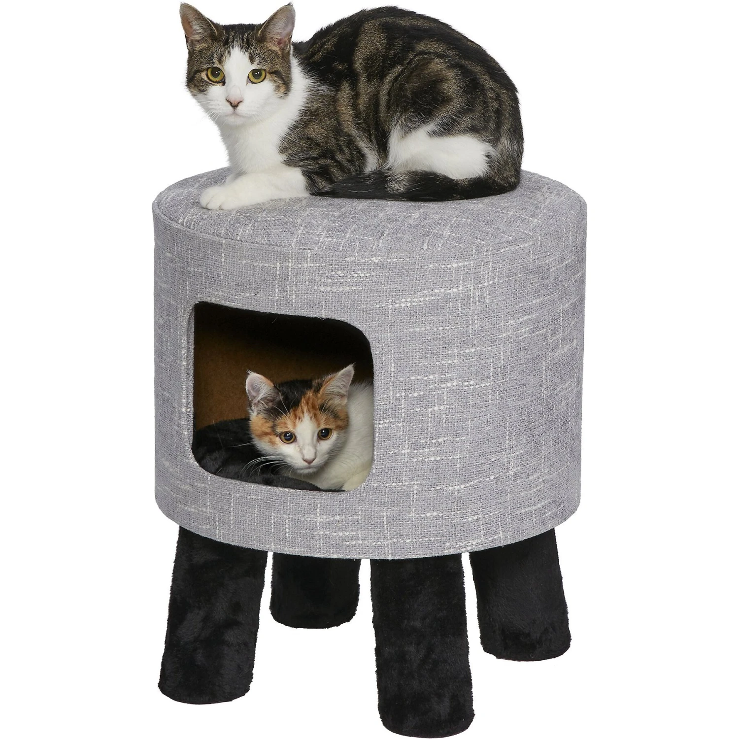 MidWest 1-Story Feline Nuvo Stella Cat Condo, Silver 3 MidWest 1-Story Feline Nuvo Stella Cat Condo, Silver