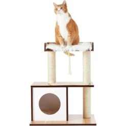 Frisco 28.5-in Modern Cat Tree & Condo 12 Frisco 28.5-in Modern Cat Tree & Condo -Cat Supply Store 177907 PT4. AC SS1800 V1584453118