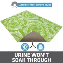 Drymate Protective & Decorative Cat Litter Mat, Surf Green, Large, 20-in X 28-in 10 Drymate Protective & Decorative Cat Litter Mat, Surf Green, Large, 20-in X 28-in -Cat Supply Store 181542 PT3. AC SS1800 V1689627177