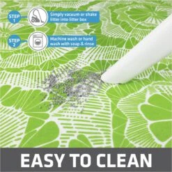 Drymate Protective & Decorative Cat Litter Mat, Surf Green, Large, 20-in X 28-in 11 Drymate Protective & Decorative Cat Litter Mat, Surf Green, Large, 20-in X 28-in -Cat Supply Store 181542 PT4. AC SS1800 V1689627173