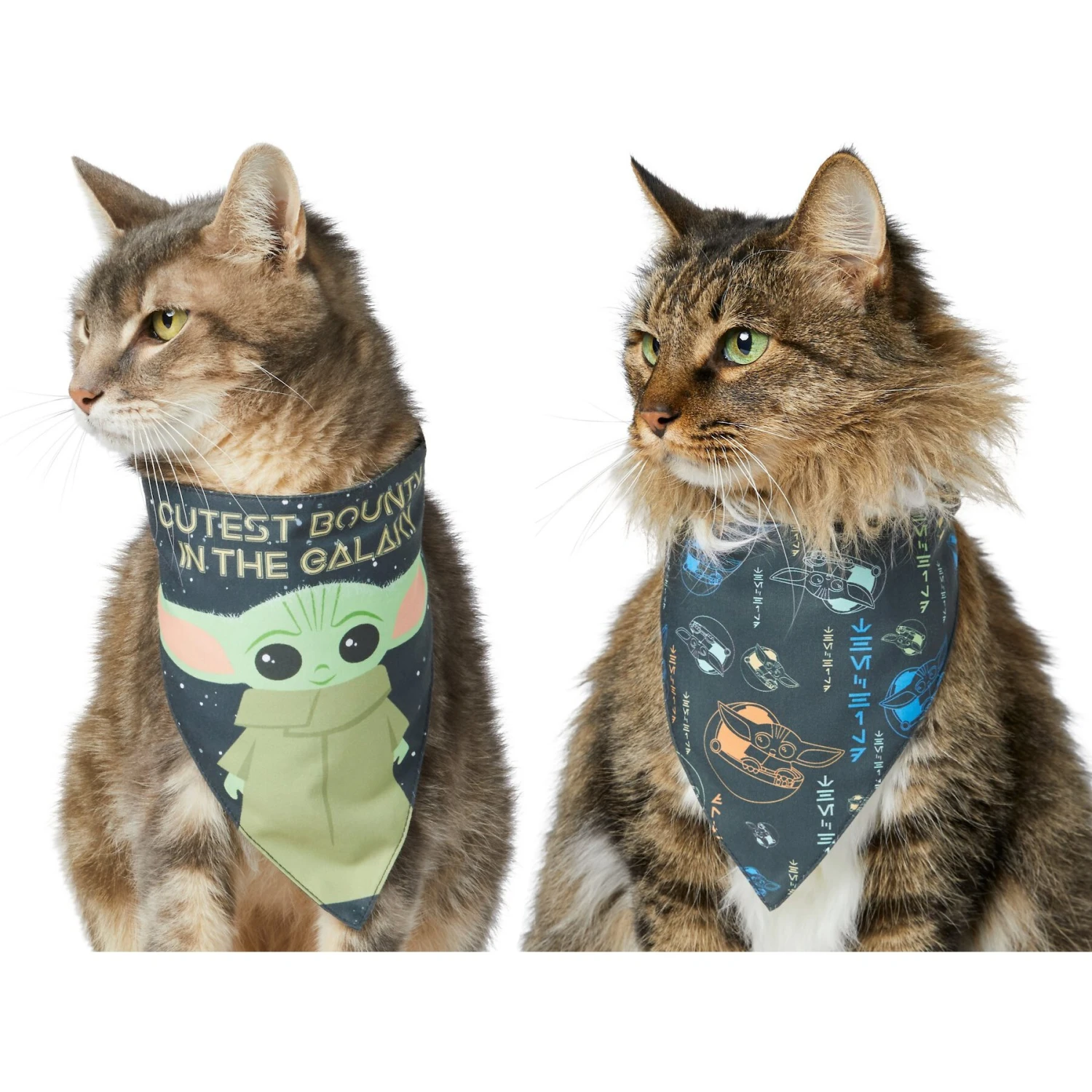 STAR WARS THE MANDALORIAN GROGU "Cutest Bounty" Reversible Dog & Cat Bandana 5 STAR WARS THE MANDALORIAN GROGU "Cutest Bounty" Reversible Dog & Cat Bandana - Image 3