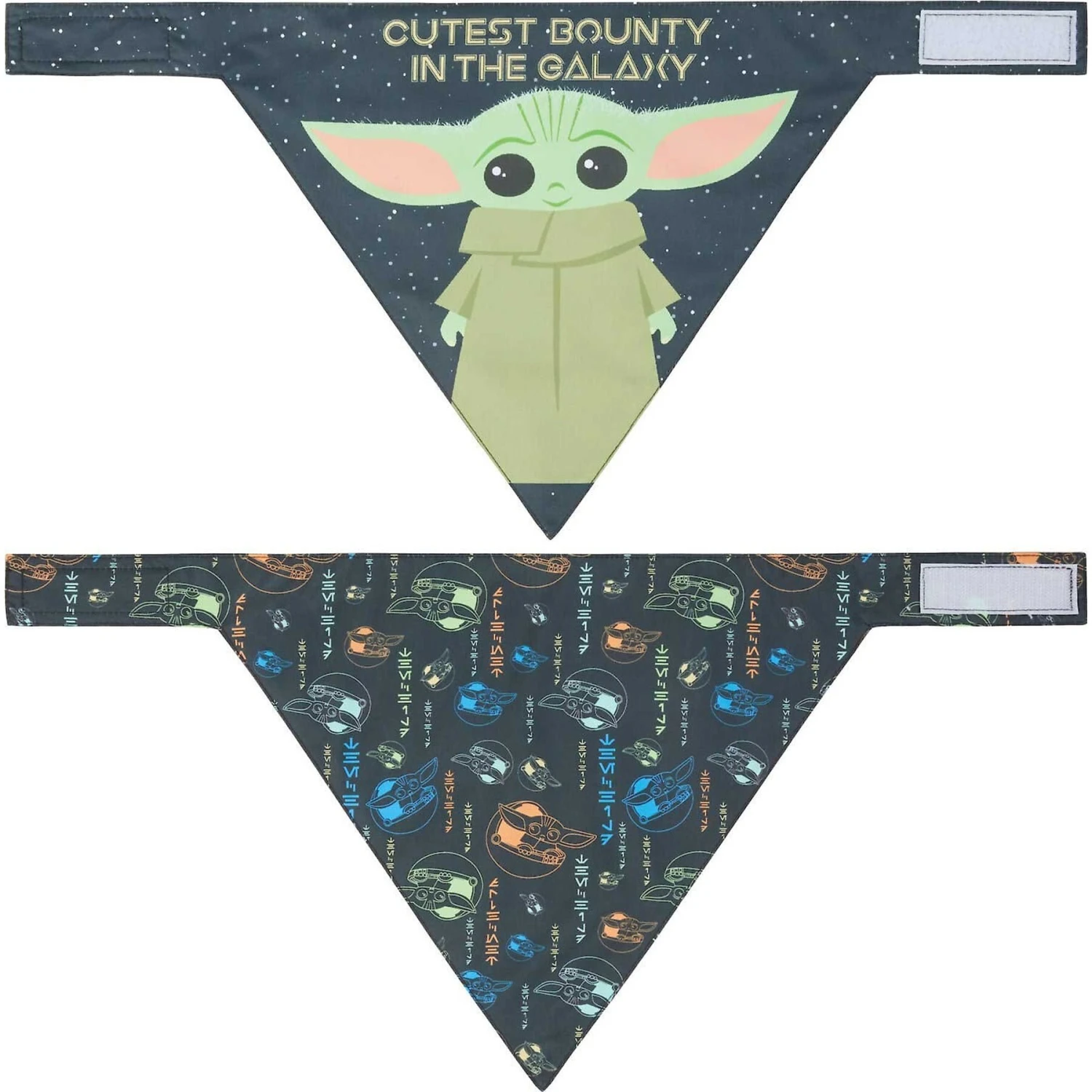 STAR WARS THE MANDALORIAN GROGU "Cutest Bounty" Reversible Dog & Cat Bandana 8 STAR WARS THE MANDALORIAN GROGU "Cutest Bounty" Reversible Dog & Cat Bandana - Image 6