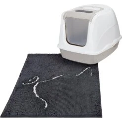Frisco Microfiber Chenille Cat Silhouette Litter Mat 11 Frisco Microfiber Chenille Cat Silhouette Litter Mat -Cat Supply Store 235902 PT3. AC SS1800 V1603342031