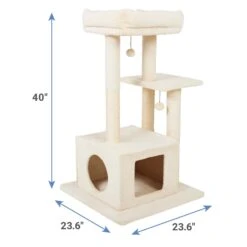 Frisco 40-in Faux Fur Cat Tree & Condo 8 Frisco 40-in Faux Fur Cat Tree & Condo -Cat Supply Store 236548 PT1. AC SS1800 V1637361248