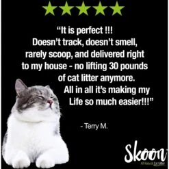 Skoon Unscented Non-Clumping Cat Litter, 8-lb Bag 13 Skoon Unscented Non-Clumping Cat Litter, 8-lb Bag -Cat Supply Store 239881 PT4. AC SS1800 V1612368429