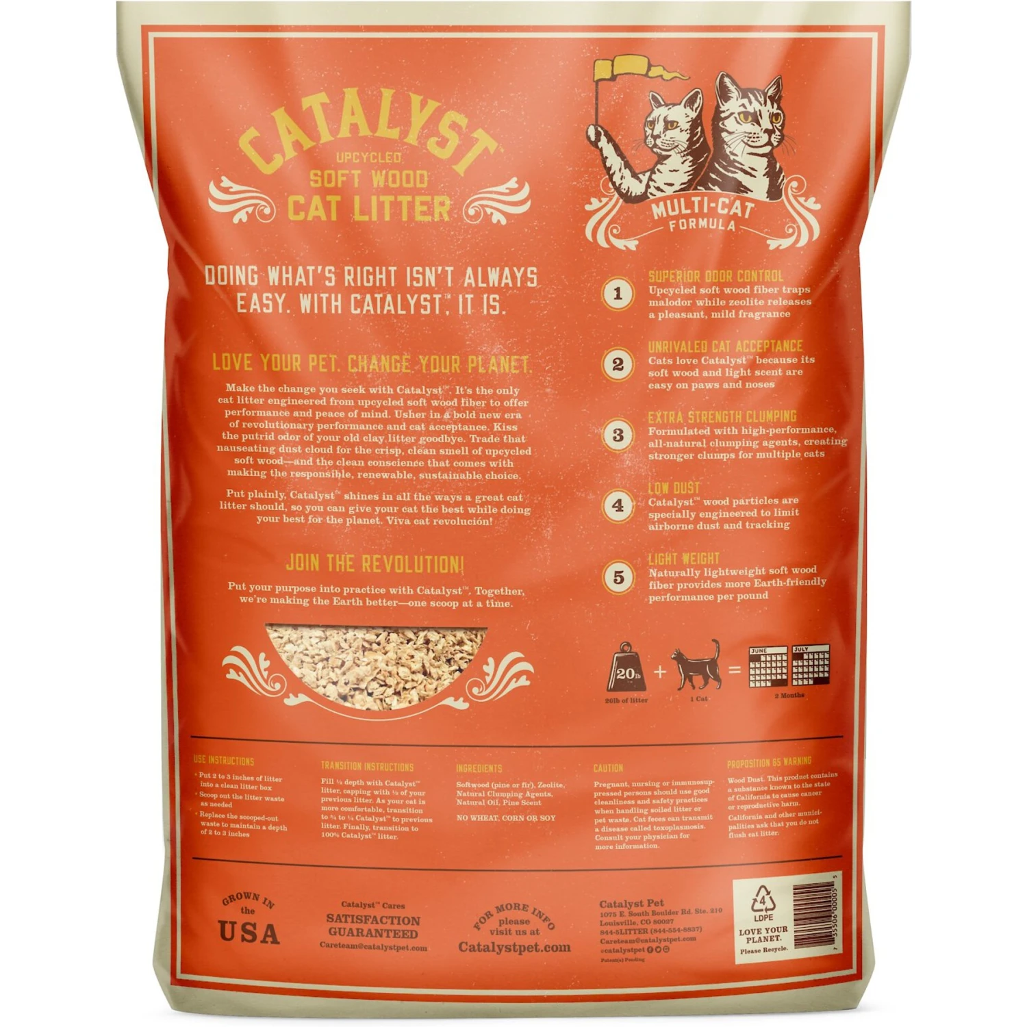 Catalyst Pet Multi-Cat Formula Cat Litter 4 Catalyst Pet Multi-Cat Formula Cat Litter - Image 2