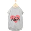 Frisco I Love Mommy Dog & Cat T-Shirt, Gray 1 Frisco I Love Mommy Dog & Cat T-Shirt, Gray -Cat Supply Store 249278 MAIN. AC SS1800 V1624617150