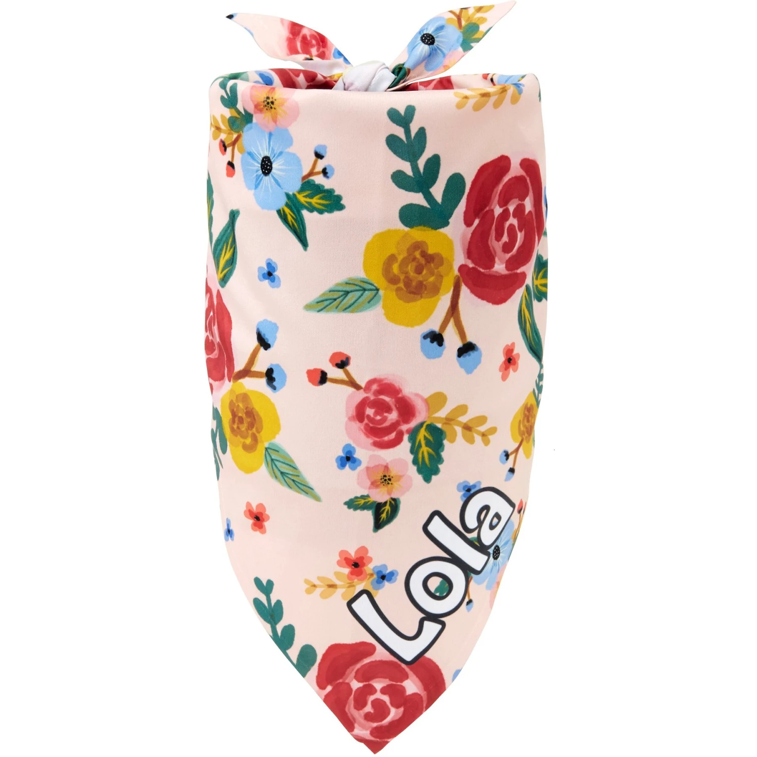 Frisco Floral Personalized Dog & Cat Bandana 3 Frisco Floral Personalized Dog & Cat Bandana