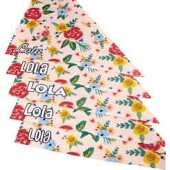 Frisco Floral Personalized Dog & Cat Bandana 15 Frisco Floral Personalized Dog & Cat Bandana -Cat Supply Store 254255 PT4. AC SS1800 V1618508284