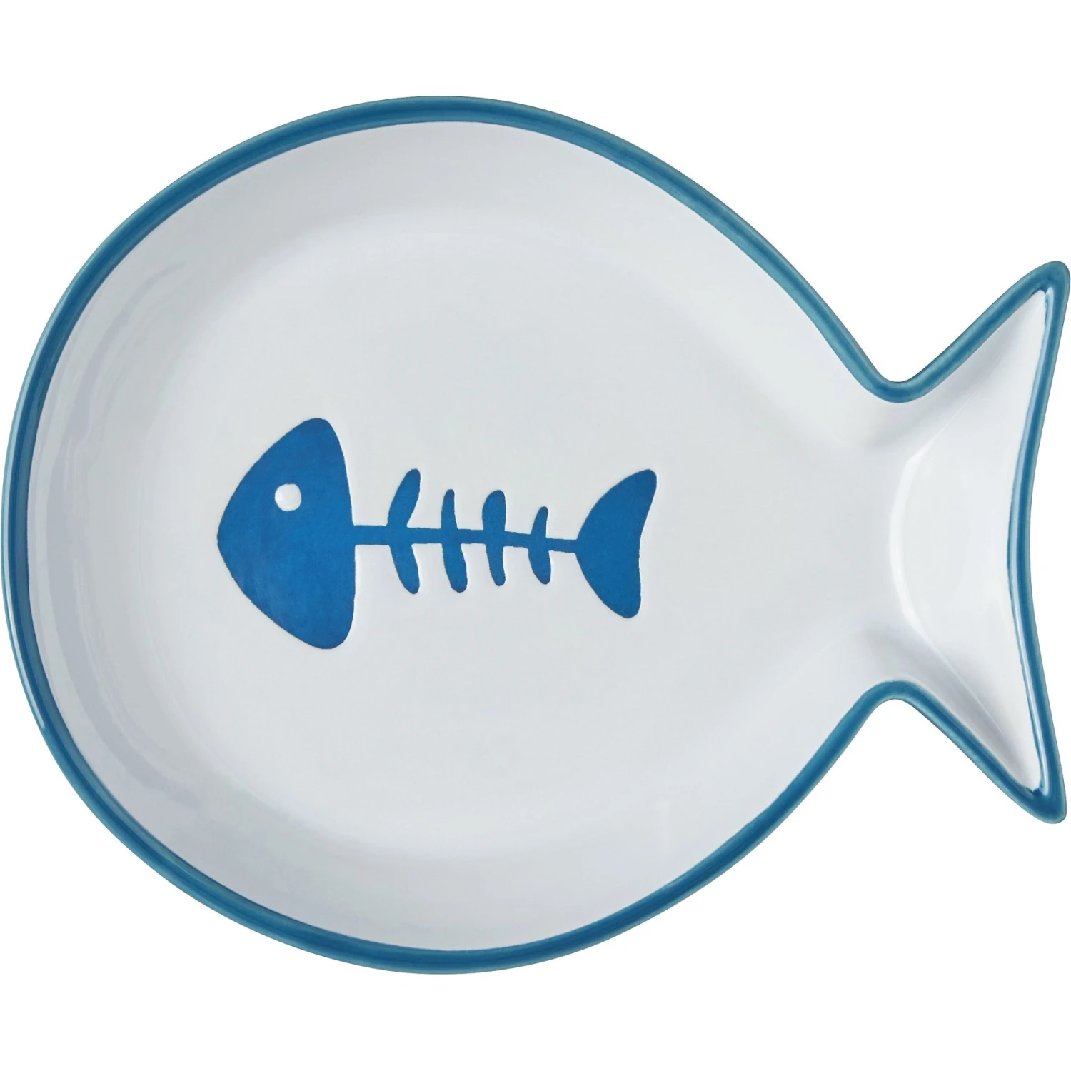 Frisco Fish Shaped Non-skid Ceramic Cat Dish 8 Frisco Fish Shaped Non-skid Ceramic Cat Dish - Image 6