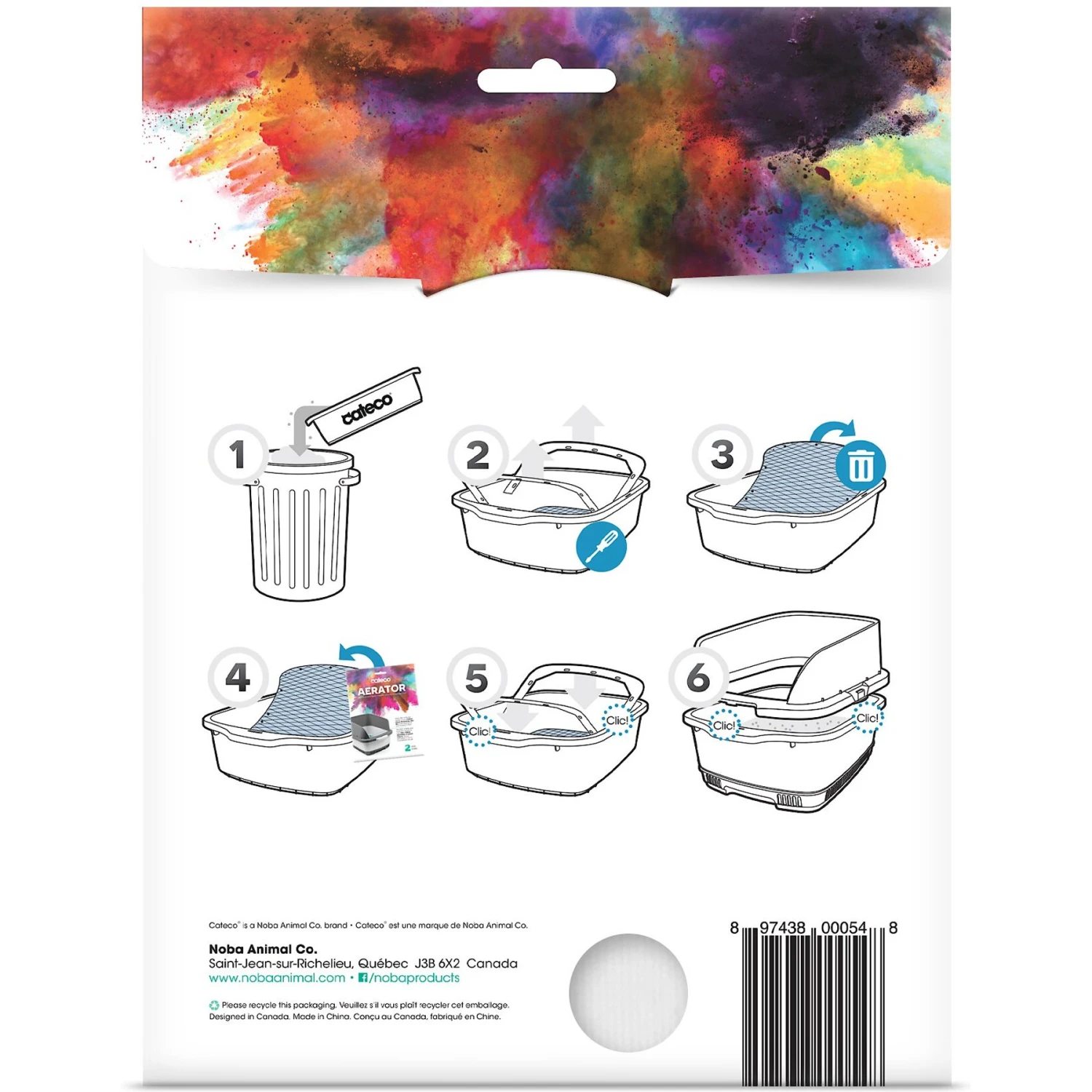 Noba Cateco Replacement Mesh Cat Litter Box Aerators, 2 Count 4 Noba Cateco Replacement Mesh Cat Litter Box Aerators, 2 Count - Image 2