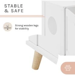 Sam's Pets Becky 24.5-in Cat Tree End Table & Litter Box Enclosure, White 15 Sam's Pets Becky 24.5-in Cat Tree End Table & Litter Box Enclosure, White -Cat Supply Store 261880 PT5. AC SS1800 V1635017534