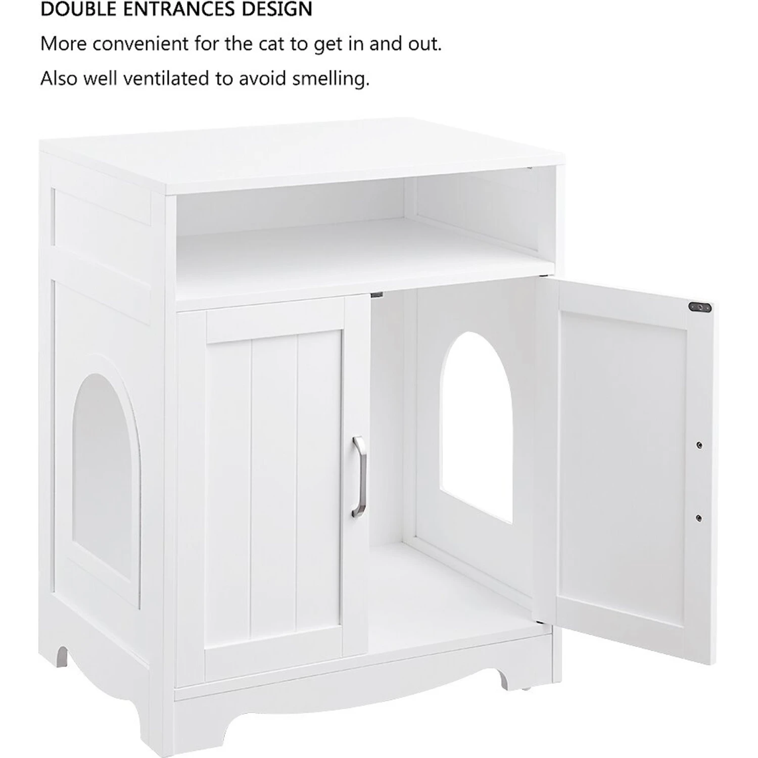 Unipaws Enclosed Cat Litter Box 6 Unipaws Enclosed Cat Litter Box - Image 4