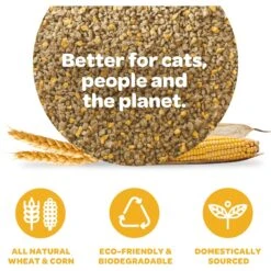 SWheat Scoop Easy Maintenance Clumping Wheat-Corn Cat Litter -Cat Supply Store 264463 PT3. AC SS1800 V1667518043