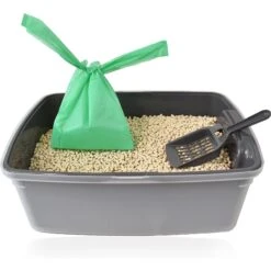 Doggie Walk Bags Unscented Tie Handle Cat Litter Bags, Green, 140 Count 9 Doggie Walk Bags Unscented Tie Handle Cat Litter Bags, Green, 140 Count -Cat Supply Store 264719 PT5. AC SS1800 V1610755834