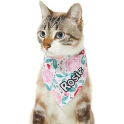 Frisco Watercolor Roses Personalized Dog & Cat Bandana 17 Frisco Watercolor Roses Personalized Dog & Cat Bandana -Cat Supply Store 267531 PT6. AC SS1800 V1632421576