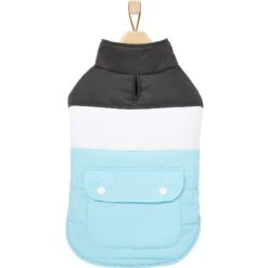 Frisco Mediumweight Colorblock Insulated Dog & Cat Puffer Coat With Pocket, Blue 12 Frisco Mediumweight Colorblock Insulated Dog & Cat Puffer Coat With Pocket, Blue -Cat Supply Store 268311 PT4. AC SS1800 V1628826737
