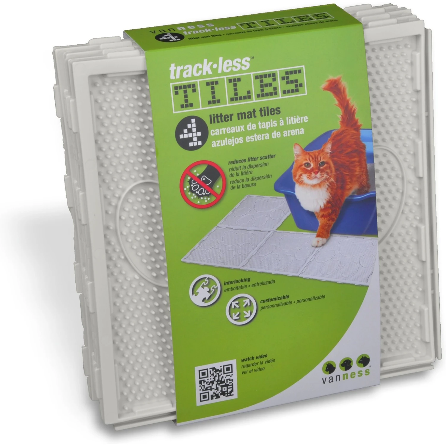Van Ness Trackless Cat Litter Mat Tiles 3 Van Ness Trackless Cat Litter Mat Tiles