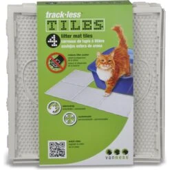 Van Ness Trackless Cat Litter Mat Tiles 10 Van Ness Trackless Cat Litter Mat Tiles -Cat Supply Store 280408 PT2. AC SS1800 V1615932455