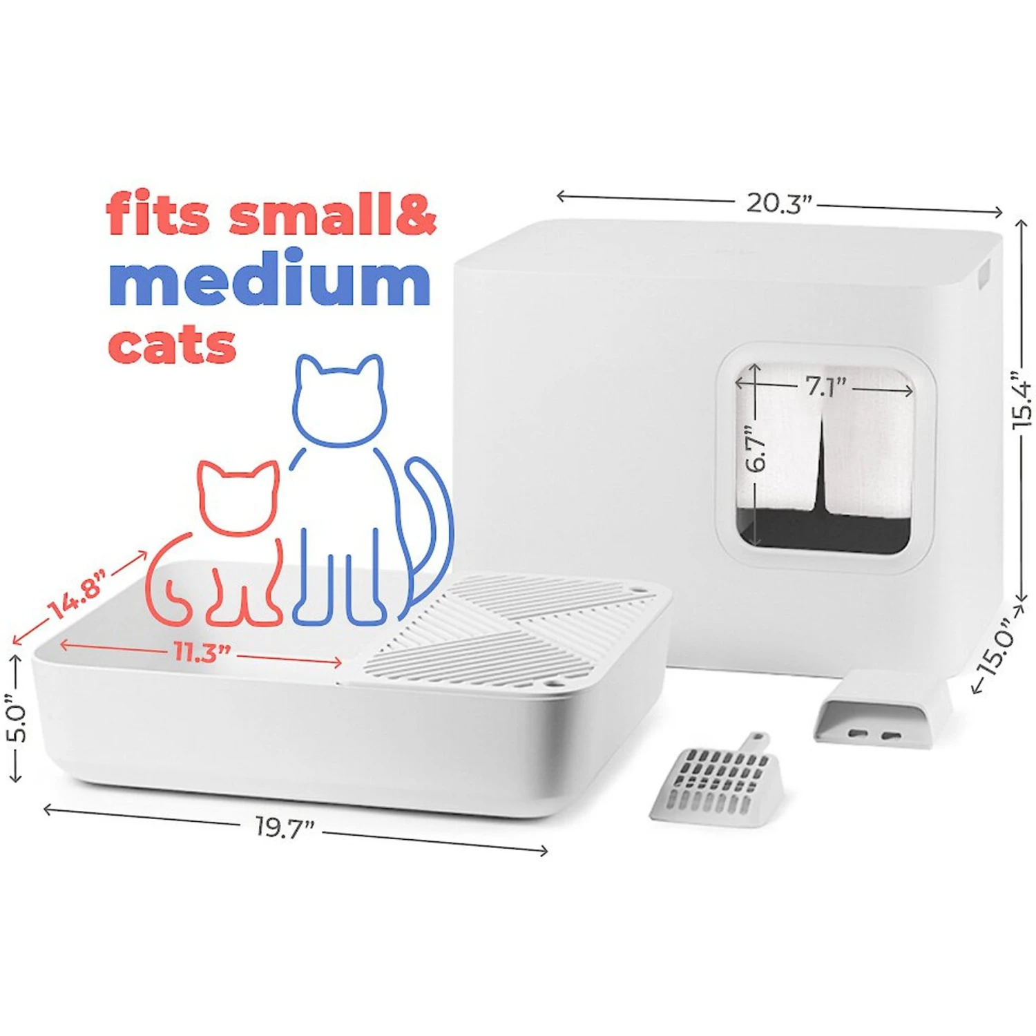 Meowy Studio Loo Enclosed Cat Litter Box Concealment 4 Meowy Studio Loo Enclosed Cat Litter Box Concealment - Image 2