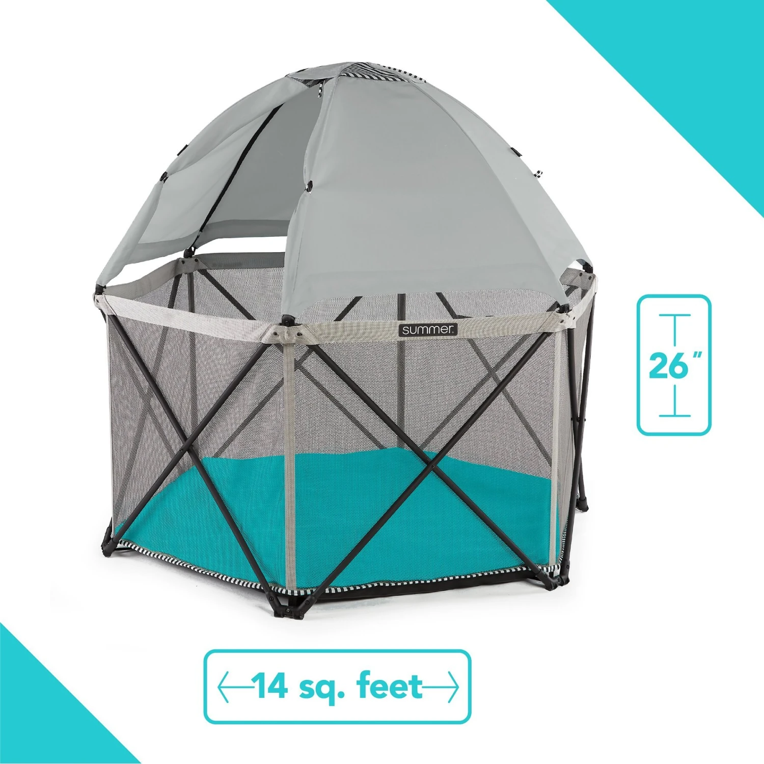 Summer Pop ‘n Play SE Hex 6-Sided Playard Dog Pen 4 Summer Pop ‘n Play SE Hex 6-Sided Playard Dog Pen - Image 2