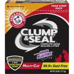 Arm & Hammer Litter Cat Litter Deodorizer Powder & Arm & Hammer Litter Clump & Seal Multi-Cat Scented Clumping Clay Cat Litter 13 Arm & Hammer Litter Cat Litter Deodorizer Powder & Arm & Hammer Litter Clump & Seal Multi-Cat Scented Clumping Clay Cat Litter -Cat Supply Store 292660 PT4. AC SS1800 V1695319670