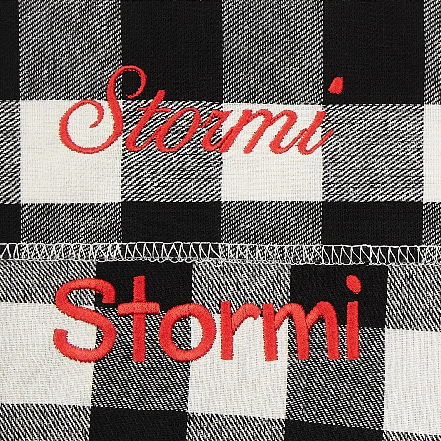 Frisco Buffalo Check Embroidered Personalized Dog & Cat Bandana 7 Frisco Buffalo Check Embroidered Personalized Dog & Cat Bandana - Image 5