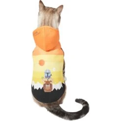 STAR WARS THE MANDALORIAN & GROGU Colorblock Dog & Cat Hoodie 11 STAR WARS THE MANDALORIAN & GROGU Colorblock Dog & Cat Hoodie -Cat Supply Store 311892 PT2. AC SS1800 V1643325996