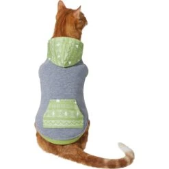 Frisco Green Southwest Dog & Cat Hoodie -Cat Supply Store 312248 PT2. AC SS1800 V1644883908