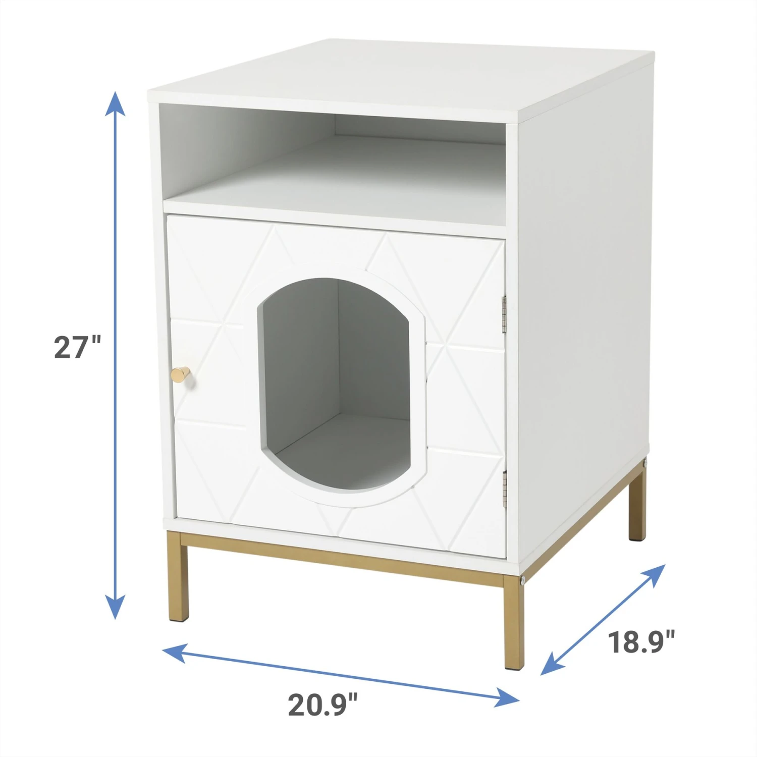 Frisco Elevated Side Table Litter Box Cover 5 Frisco Elevated Side Table Litter Box Cover - Image 3