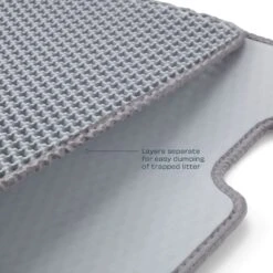 Casa Leo Leo's Loo Cat Litter Mat, Grey 13 Casa Leo Leo's Loo Cat Litter Mat, Grey -Cat Supply Store 329399 PT2. AC SS1800 V1657656890