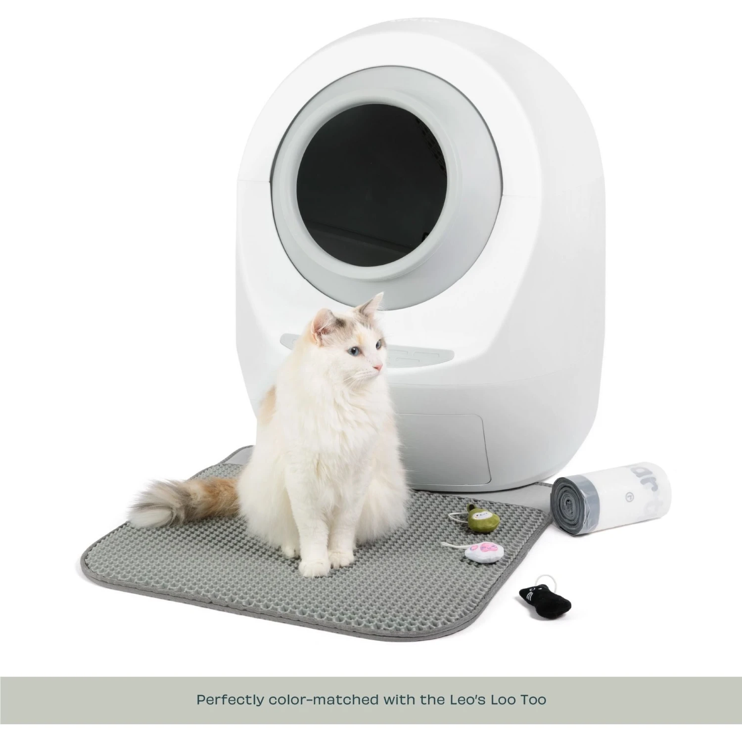 Casa Leo Leo's Loo Cat Litter Mat, Grey 6 Casa Leo Leo's Loo Cat Litter Mat, Grey - Image 4