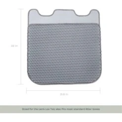 Casa Leo Leo's Loo Cat Litter Mat, Grey 15 Casa Leo Leo's Loo Cat Litter Mat, Grey -Cat Supply Store 329399 PT4. AC SS1800 V1657656890