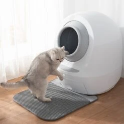 Casa Leo Leo's Loo Cat Litter Mat, Grey 16 Casa Leo Leo's Loo Cat Litter Mat, Grey -Cat Supply Store 329399 PT5. AC SS1800 V1651429288