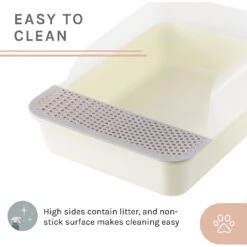 Sam's Pets Helix Cat Litter Box, White 17 Sam's Pets Helix Cat Litter Box, White -Cat Supply Store 373533 PT6. AC SS1800 V1647637319