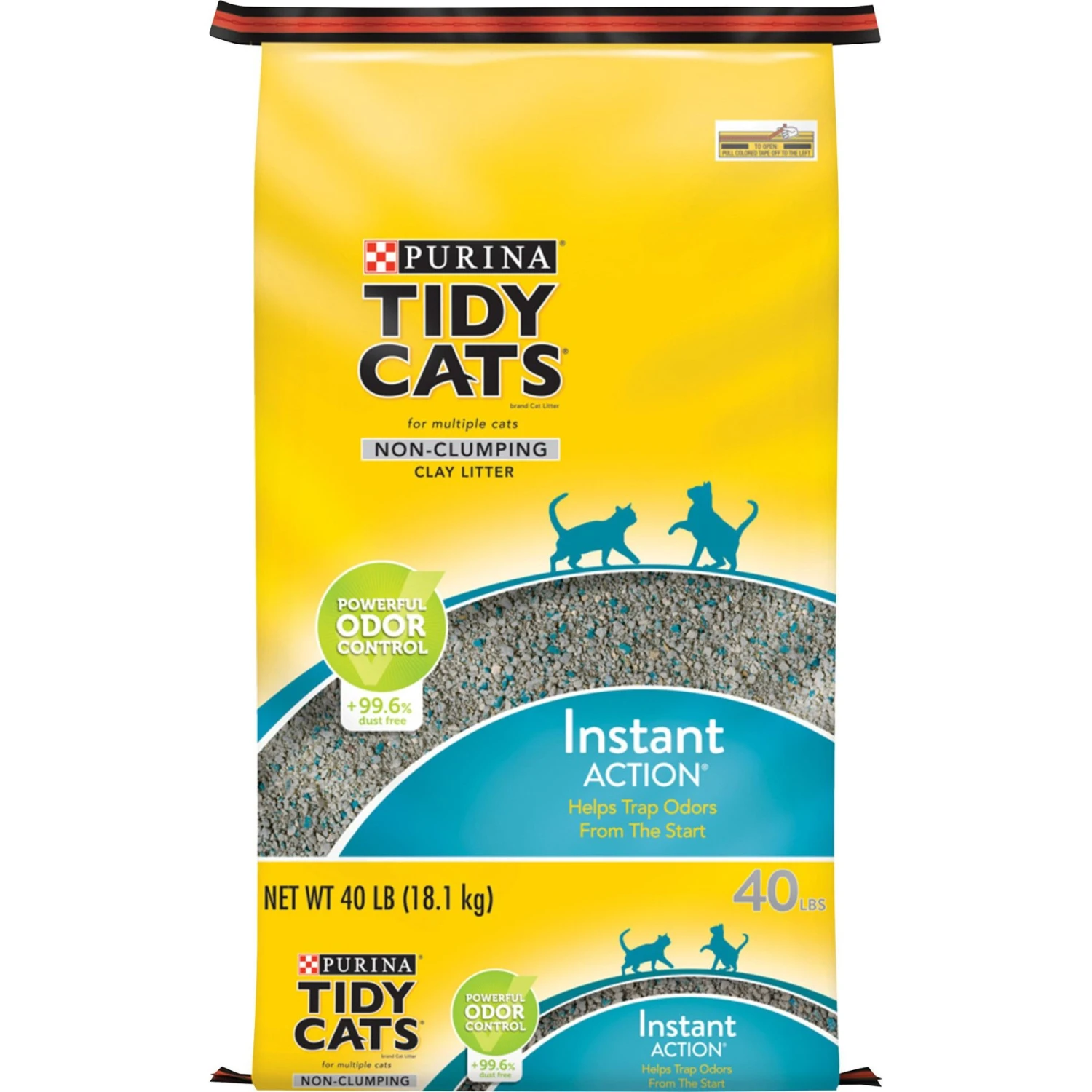 Tidy Cats Instant Action Unscented Non-Clumping Clay Cat Litter 3 Tidy Cats Instant Action Unscented Non-Clumping Clay Cat Litter
