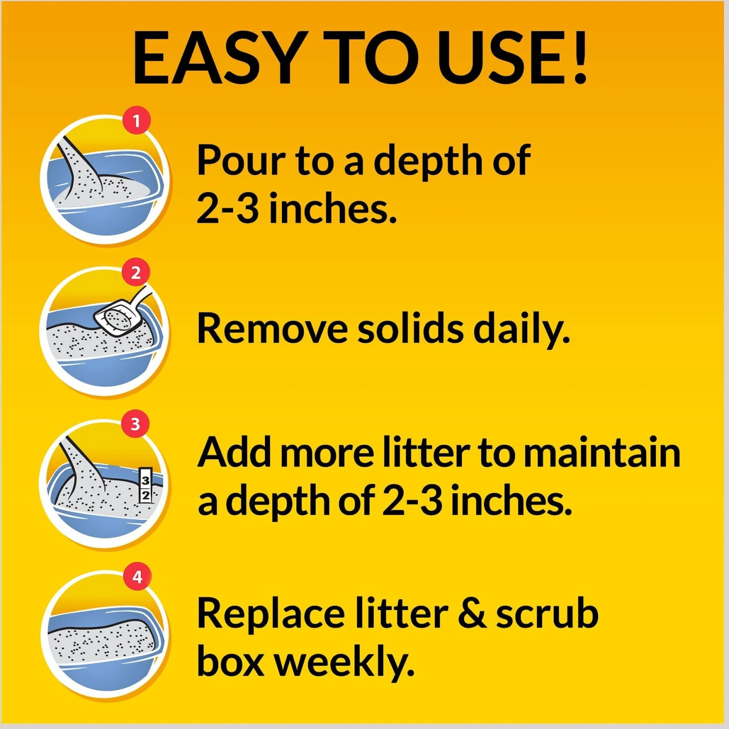 Tidy Cats Instant Action Unscented Non-Clumping Clay Cat Litter 11 Tidy Cats Instant Action Unscented Non-Clumping Clay Cat Litter - Image 9