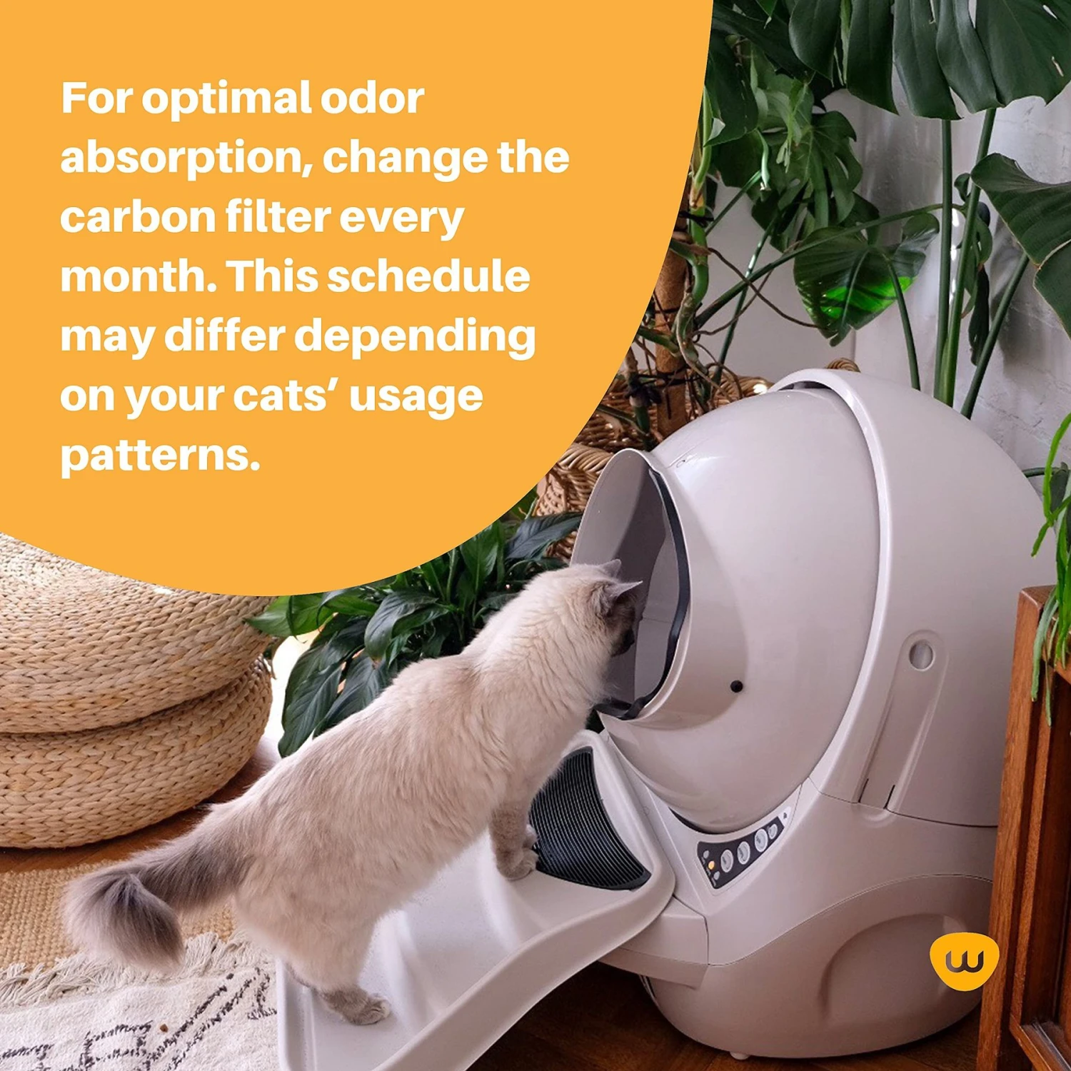 Litter-Robot 3 Cat Litter Box Carbon Filters, 6 Count 6 Litter-Robot 3 Cat Litter Box Carbon Filters, 6 Count - Image 4