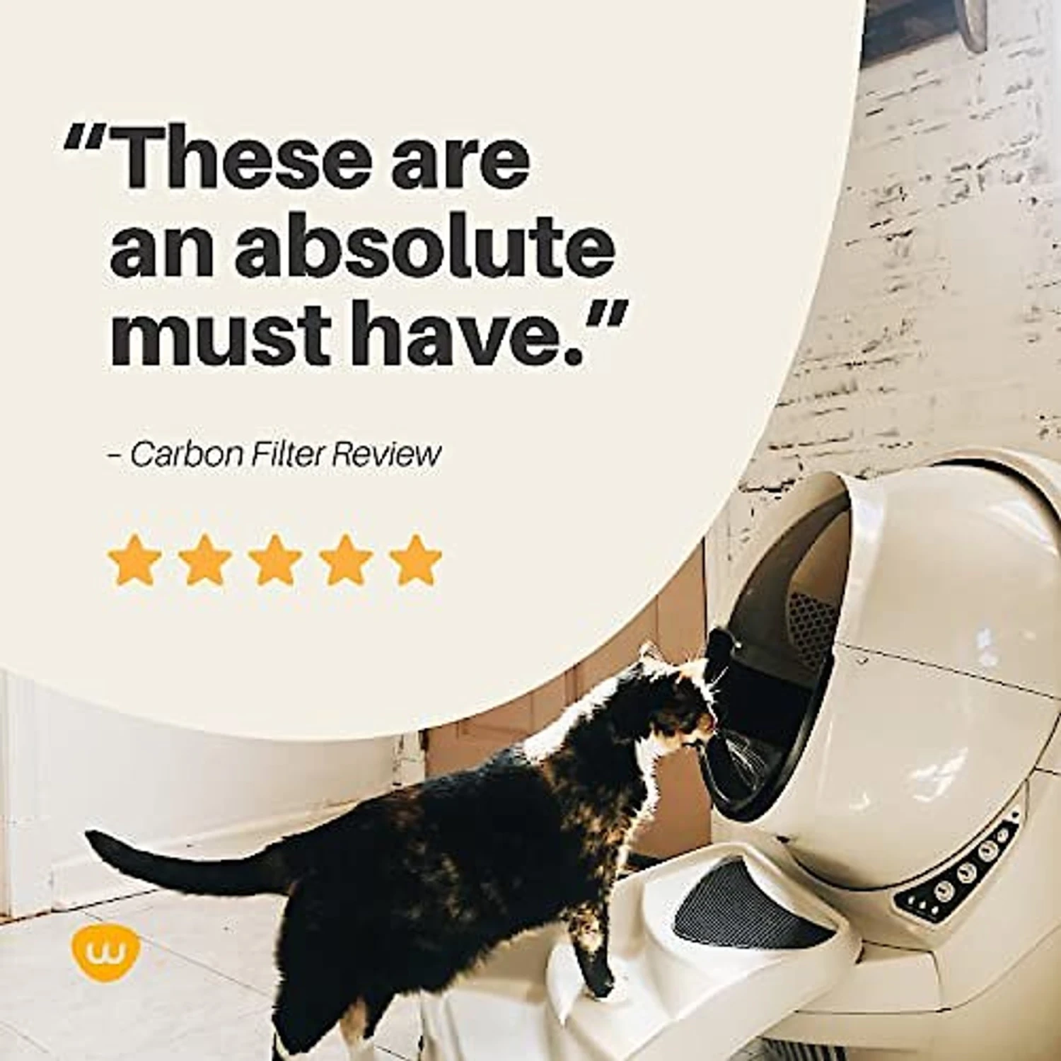 Litter-Robot 3 Cat Litter Box Carbon Filters, 6 Count 7 Litter-Robot 3 Cat Litter Box Carbon Filters, 6 Count - Image 5