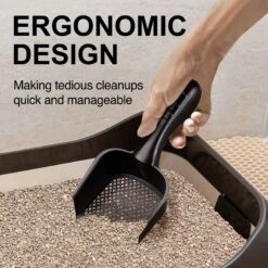 SunGrow Corner Box Clumping Fine Sand Cat Litter Scooper 13 SunGrow Corner Box Clumping Fine Sand Cat Litter Scooper -Cat Supply Store 536566 PT4. AC SS1800 V1670595473